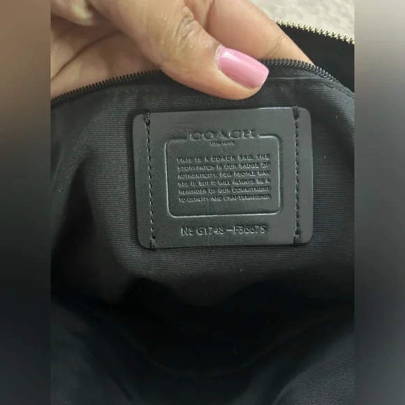 Coach Satchel Crossbody Black